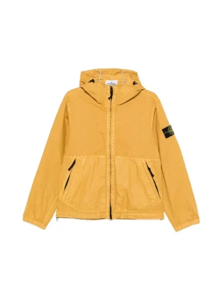 Kurtka Stone Island z kamieniami żółta