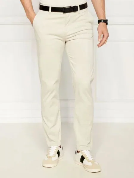 BOSS ORANGE Pantaloni chino | Tapered fit bej