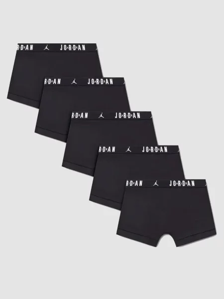 Набір трусів Jordan Flight «Black» 5 Pack чорний