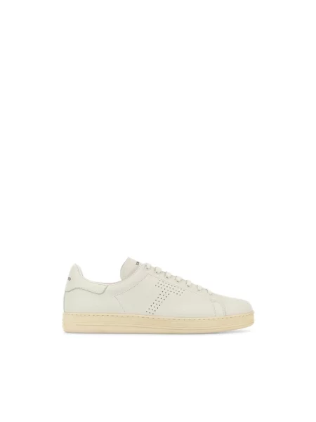 Sneakersy Tom Ford skórzane białe