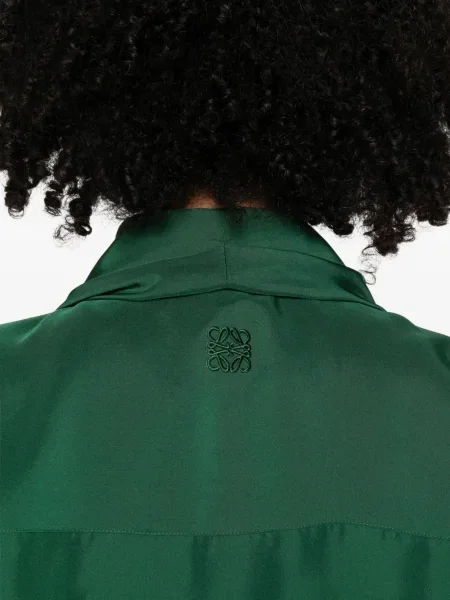 Cămașă Loewe plisată verde
