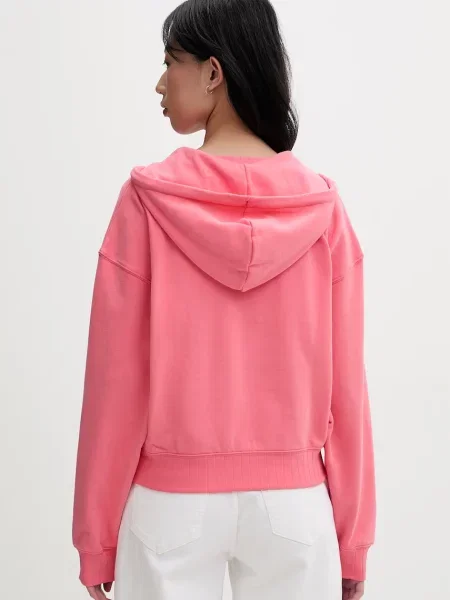 Tommy Jeans bluza z kapturem różowa