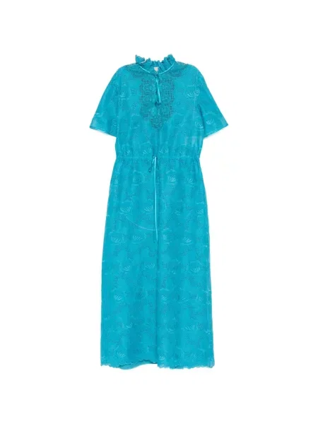 Rochie maxi Valentino Garavani de costum albastru
