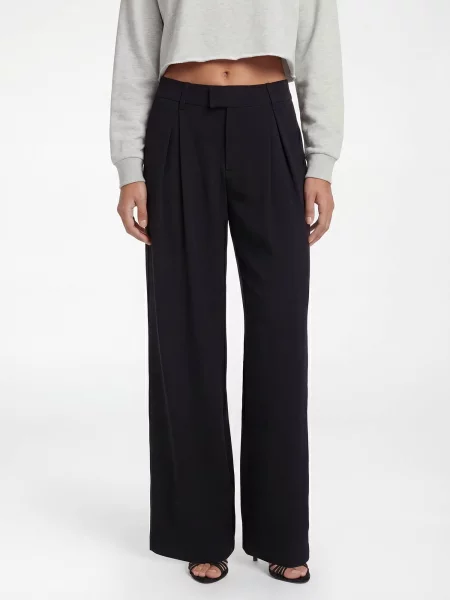 MYLAVIE by Sarah Harrison Pantaloni cutați negru
