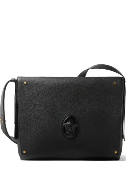 Geantă crossbody Versace din piele negru