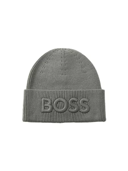 BOSS ORANGE De lână căciulă Afox_R gri