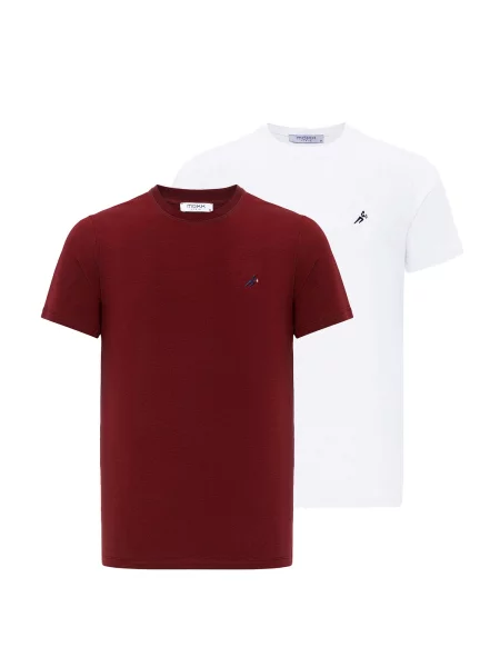 Moxx Paris Tricou roșu alb