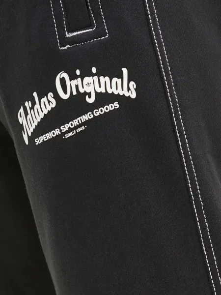 Pantaloni cargo Adidas cu imagine negru