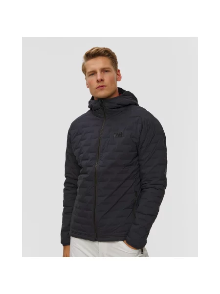 Pánska jachtárska bunda Helly Hansen HP Hybrid Stretch Hooded Insulator navy tmavo modrá