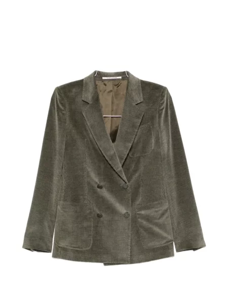 Sacou Tagliatore de catifea cord cu două rânduri de nasturi verde