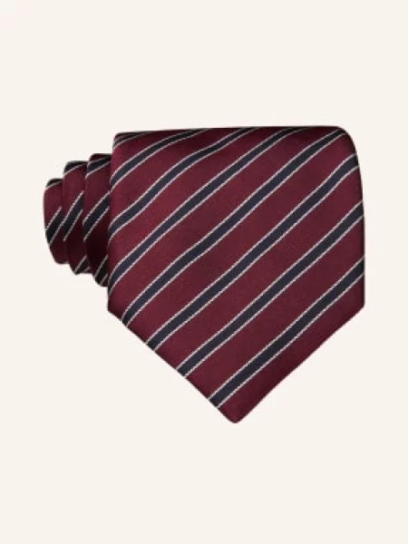 Zegna Krawat rot biały