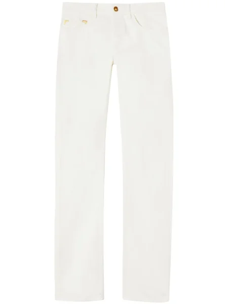 Blugi drepți Palm Angels alb