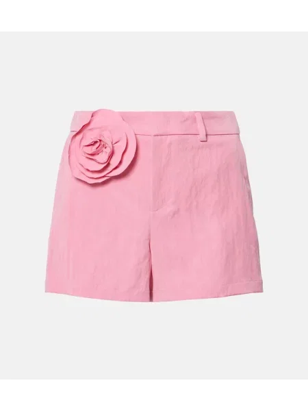 Pantaloni scurți Blumarine cu model floral roz