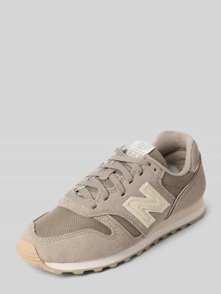 Sneakersy z naszywką z logo model New Balance białe
