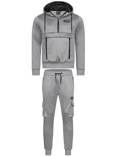 Dres z kapturem o regularnym kroju Lonsdale Moorpark czarny