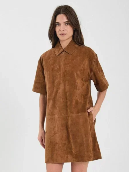 NORR Rochie Kamilla coniac maro