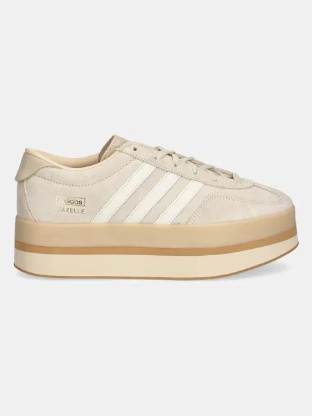Adidas Originals sneakersy zamszowe Gazelle Stack beżowy