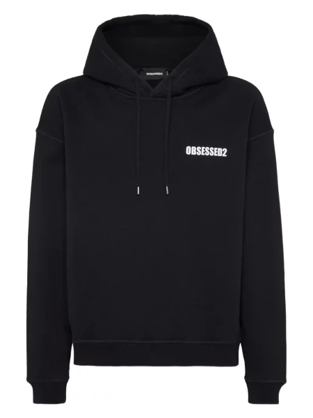 Hanorac cu glugă Dsquared2 negru