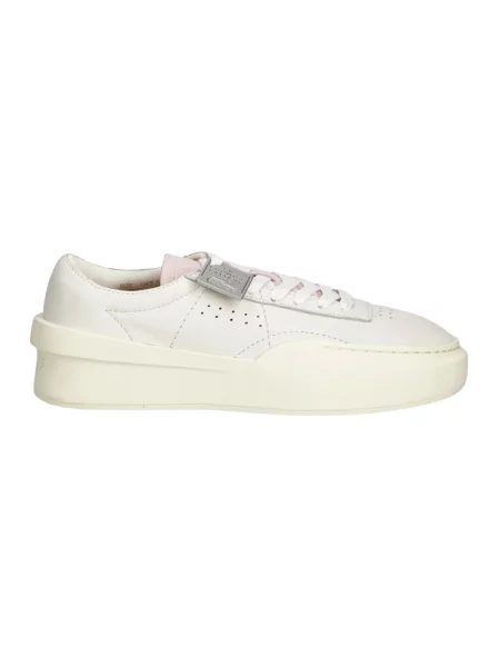 Sneakersy Lacoste skórzane beżowe