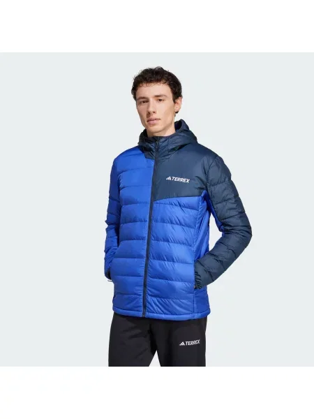 Kurtka Terrex Multi Light Down Hooded niebieska