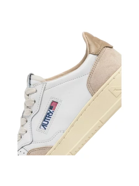 Sneakersy Autry zamszowe białe