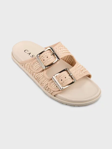 Шлепанцы Casadei бежевые