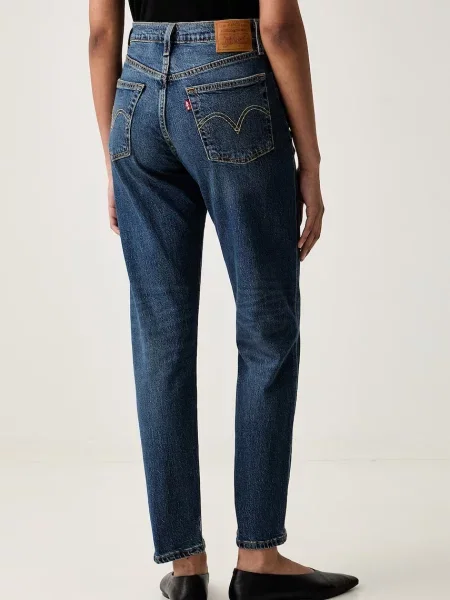 Levi's jeansy CROP LIGHTWEIGHT niebieskie