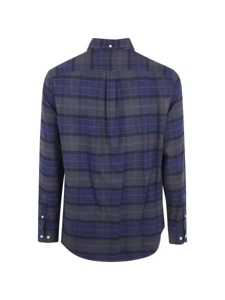 Kockás klasszikus ing Barbour szürke