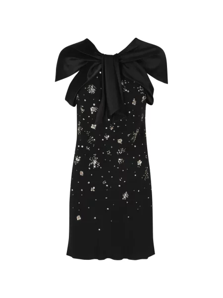Rochie mini Alberta Ferretti cu paiete negru
