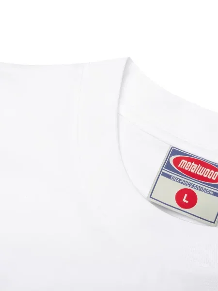 Tricou Metalwood Studio alb