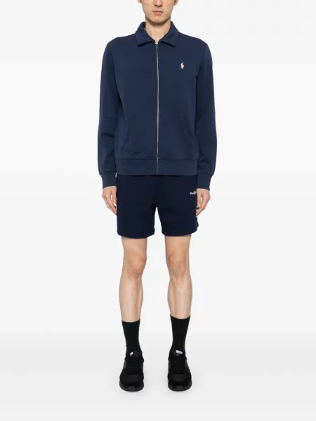Haftowana koszulka polo Polo Ralph Lauren niebieska