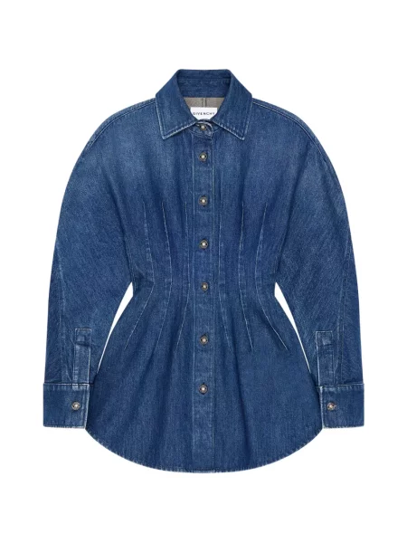Rochie din denim Givenchy albastru