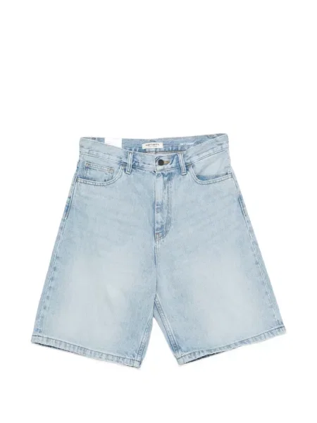 Pantaloni scurți din denim Carhartt Wip albastru