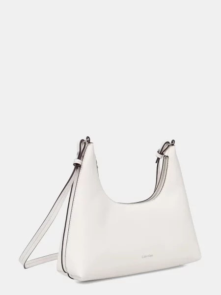 Calvin Klein Kabelka Foil Logo Conv Shou?Lder Bag biela