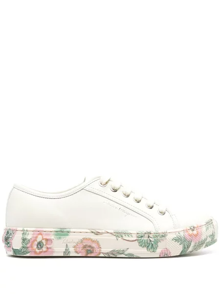 Sneakersy Ferragamo w kwiatki