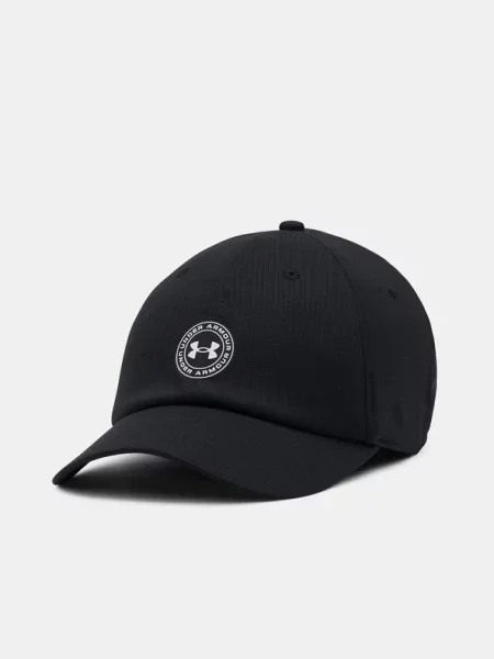 Шапка с козирка Under Armour Iso Chill Armourvent с изчистен дизайн черно