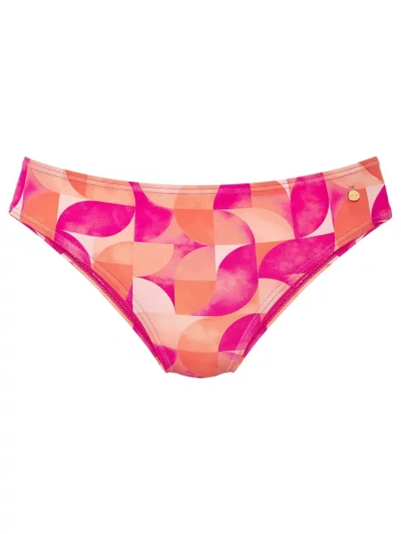 LASCANA Slip costum de baie crem / portocaliu roz
