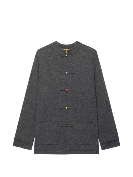 Cardigan Shanghai Tang din cașmir gri