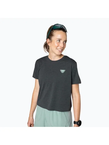 Tricou de alergare pentru femei DYNAFIT Trail black out negru