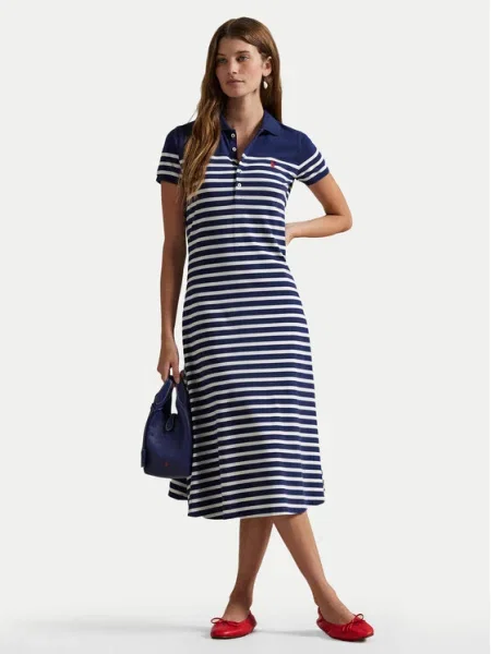 Polo Ralph Lauren Rochie de zi Bleumarin alb