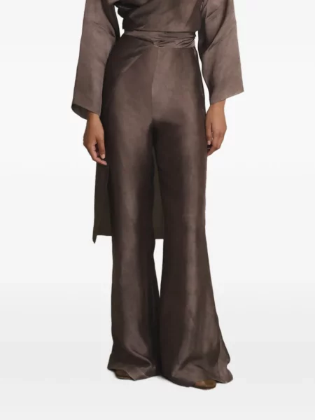 Pantaloni palazzo Cortana violet