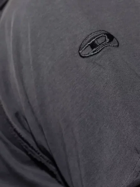 Tricou Diesel cu broderie gri