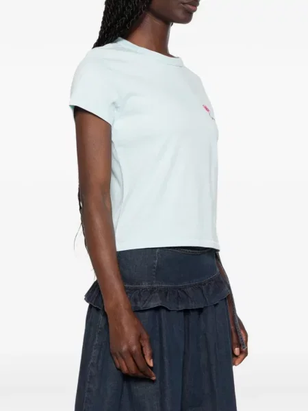 Tricou Kenzo cu model floral albastru