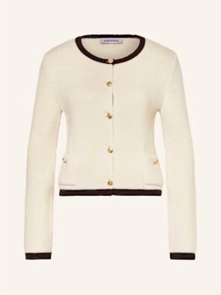 Dzianinowa kurtka More & More biała