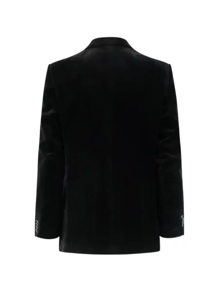 Sacou Lardini de catifea cu rever negru
