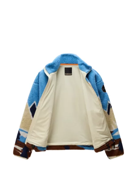Hanorac din fleece Napapijri din fleece albastru