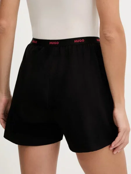 Піжамні шорти HUGO HUGO ID SHORTS чорний