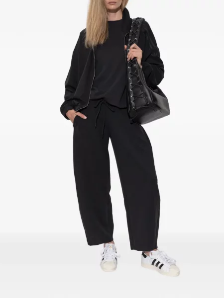 Τρέξιμο φούτερ Adidas με κορδόνι με κέντημα καφέ