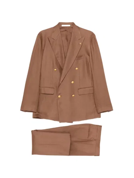 Costum Tagliatore cu două rânduri de nasturi maro