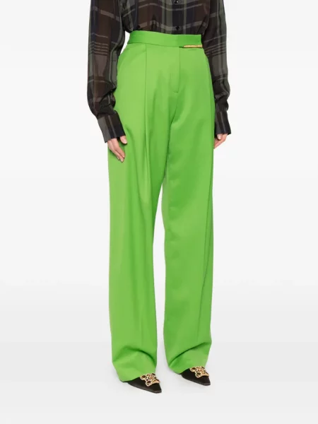 Pantaloni Elisabetta Franchi plisate verde
